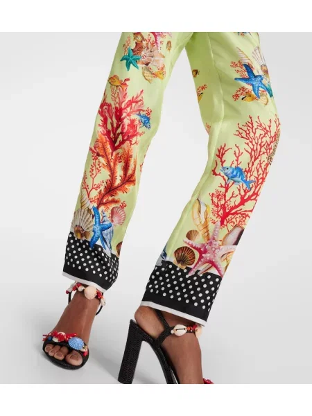 Pantaloni Dolce&gabbana de mătase