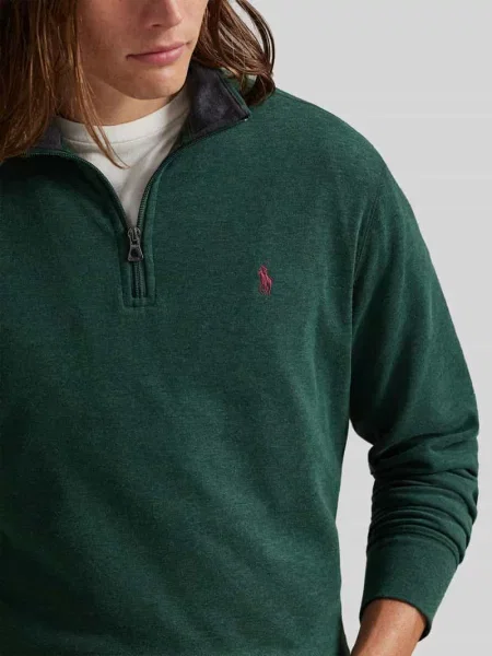 Bluza o kroju regular fit z mieszanki bawełny Polo Ralph Lauren zielona