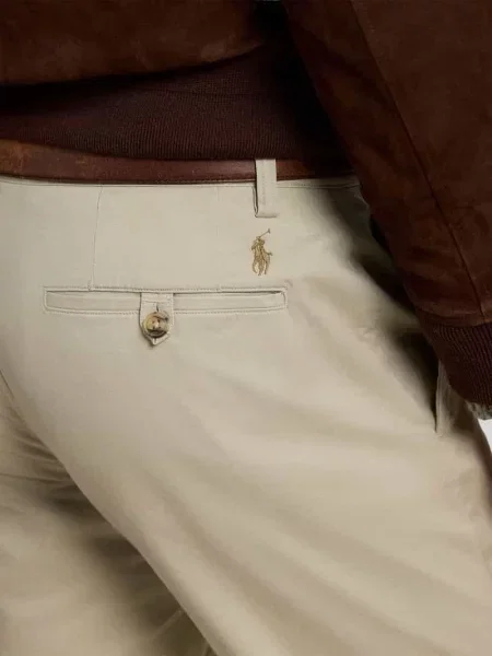 Polo Ralph Lauren Spodnie Mężczyzna Spodnie Chino Regular Fit beżowy