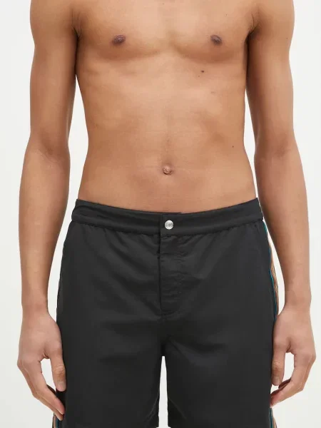 Kąpielówki Paul Smith w paski czarne