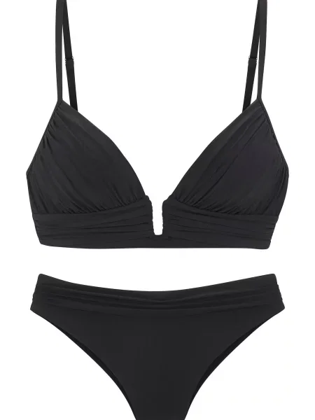 LASCANA Costum de baie două piese negru