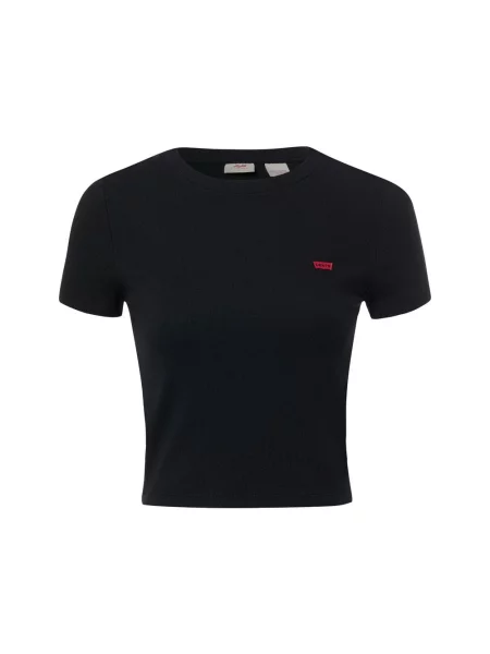 T-shirt z naszywką z logo Levi's czarna