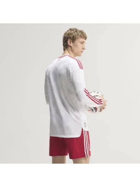Koszulka wyjazdowa z długim rękawem Liverpool FC Authentic biała