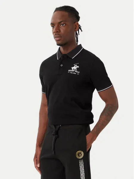 Beverly Hills Polo Club Tricou polo negru