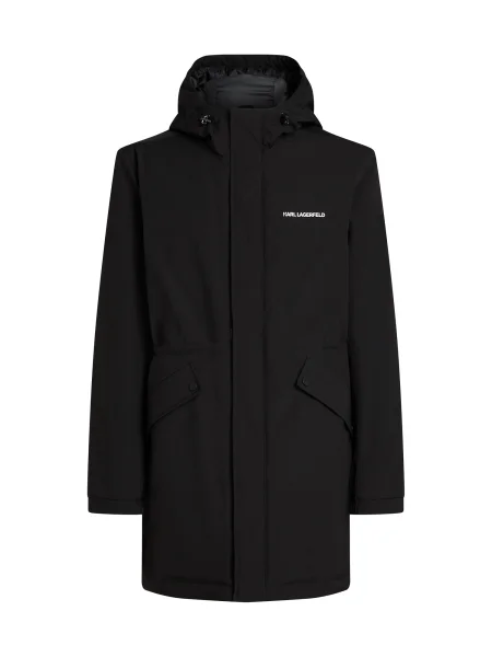 Geacă parka Karl Lagerfeld alb