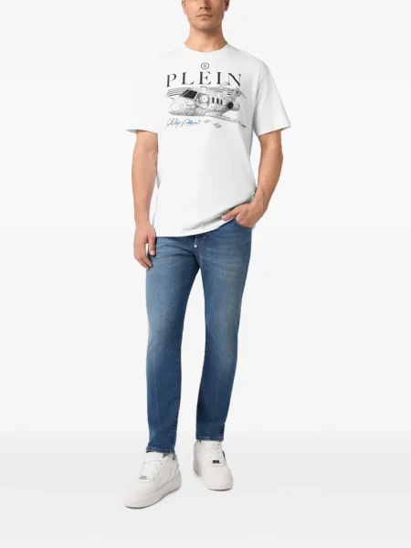 Ursuleț de pluș tricou Philipp Plein alb