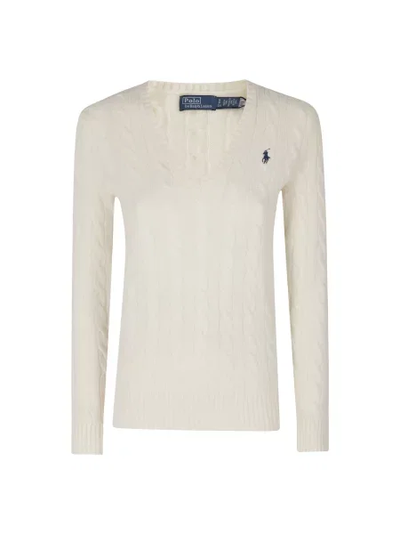 Sweter Polo Ralph Lauren wełniany beżowy