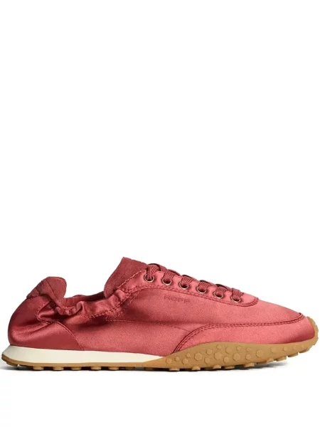Sneakerși Hoff cu șireturi din dantelă roșu