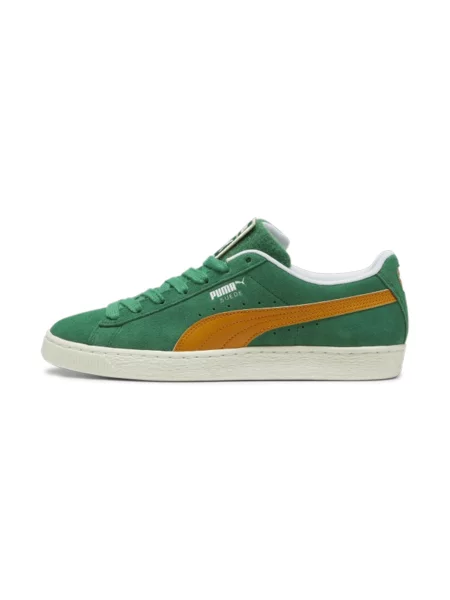 Semišové tenisky Puma Suede zelená