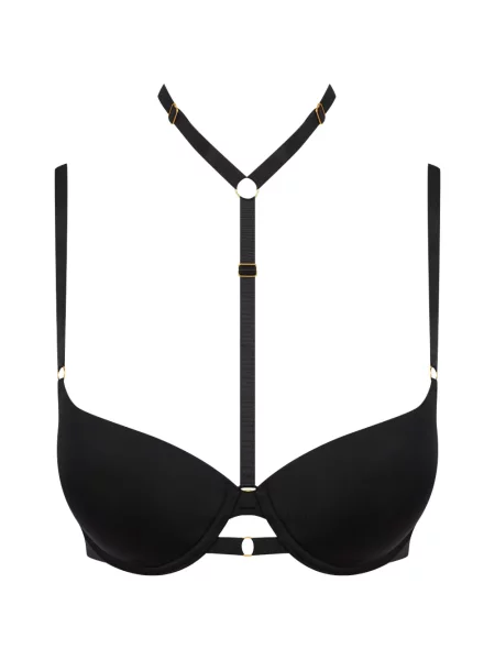 Сутиен Maison Close натиснете нагоре черно