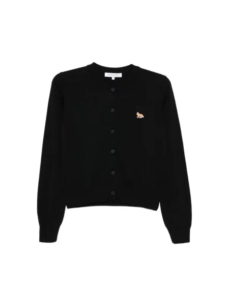 Kardigan dziecięcy Maison Kitsune czarny