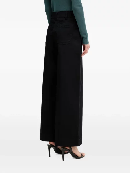 Pantaloni Sisley negru