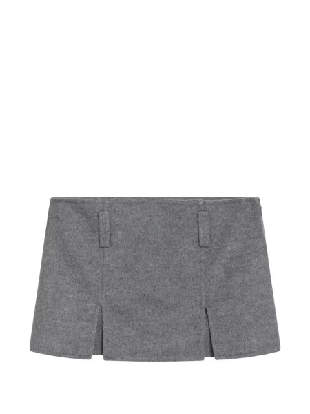 Fustă Miu Miu de lână gri