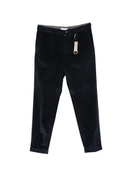 Pantaloni Manuel Ritz de catifea cord albastru
