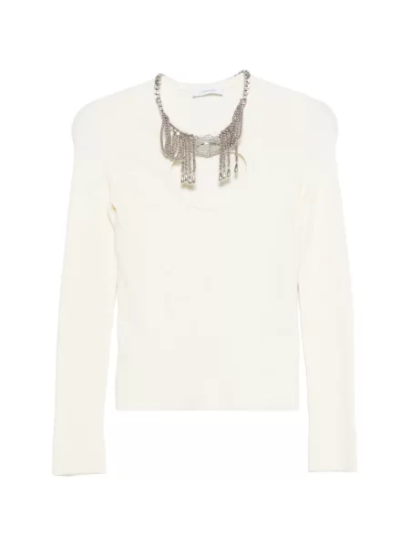 Długa wyciąć bluzka Rabanne