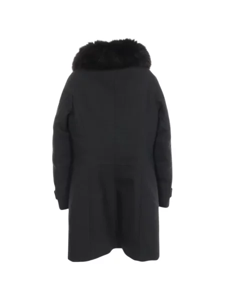 Gulerat palton de blană Herno cu blană negru