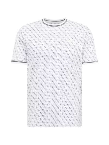 Guess Tricou Marshall alb