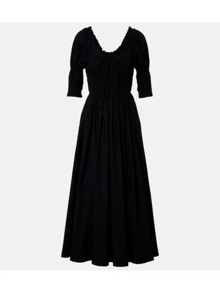 Sukienka midi Dôen do kolan garniturowa czarna