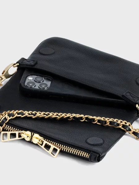 Кожаный клатч Zadig&voltaire черный