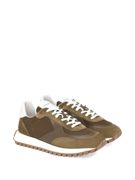 Sneakerși Gianvito Rossi din piele de căprioară maro