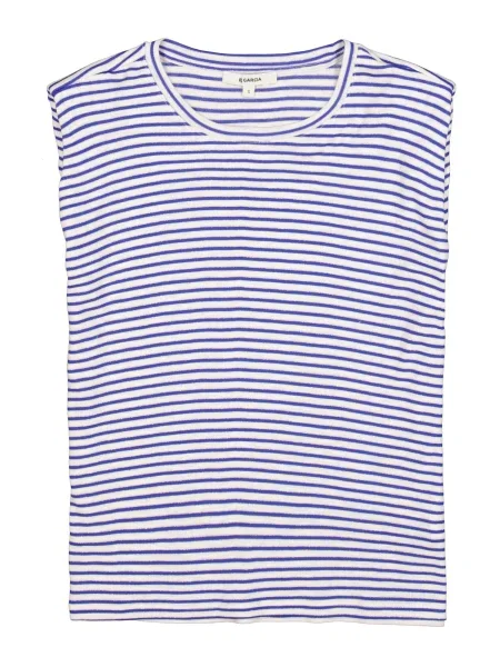 GARCIA Tricou albastru alb