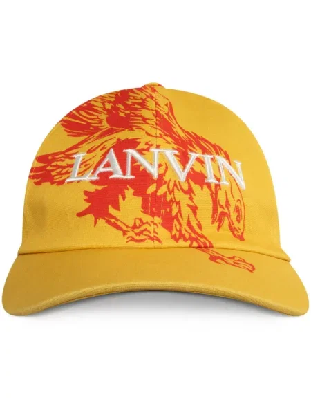 Șapcă Lanvin cu imagine galben