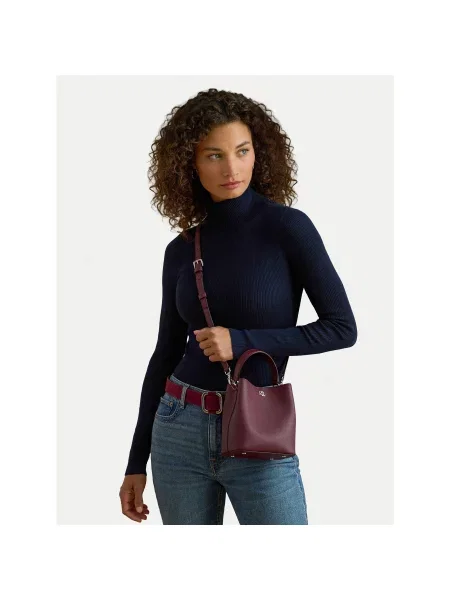 Kabelka LAUREN RALPH LAUREN Bordová