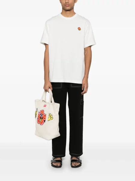 Kenzo tricou din Pop barbati cu imprimeu alb