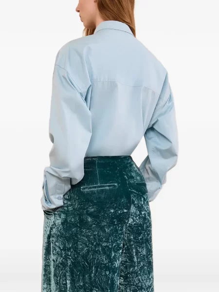 Pantaloni Ulla Johnson de catifea verde