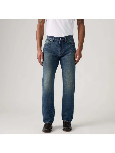 Široké džínsy Levi's 501 modrá