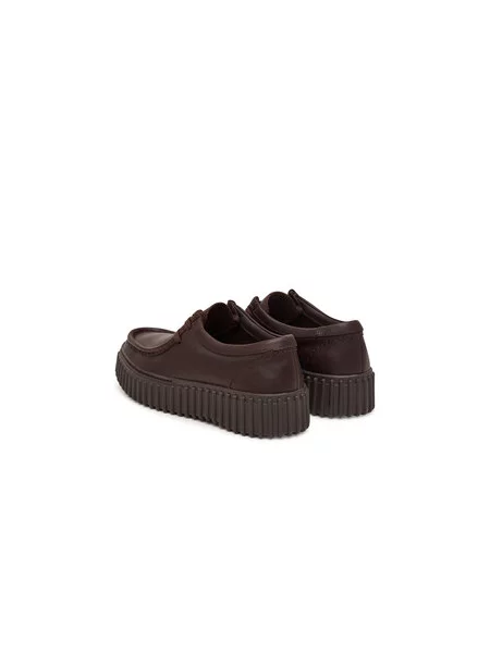 Poltopánky Clarks Torhill Bee Tmavo hnedá