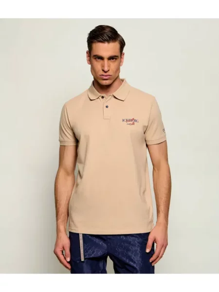 Tricou polo Iceberg bej