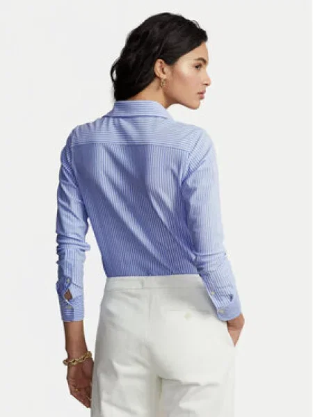 Polo Ralph Lauren Blúzka HEIDI biela modrá