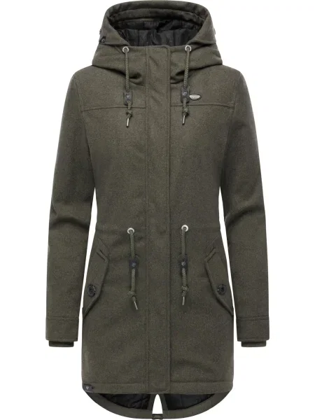 Ragwear Palton de iarnă Ellba oliv