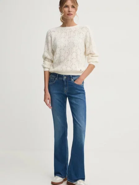 Pepe Jeans pulóver NOVA bézs