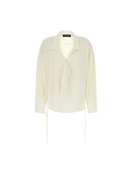 Satynowa bluzka Kiko Kostadinov biała