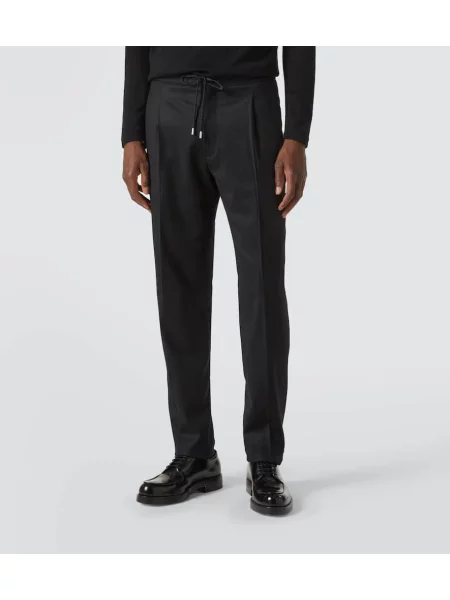 Pantaloni Lardini de lână negru