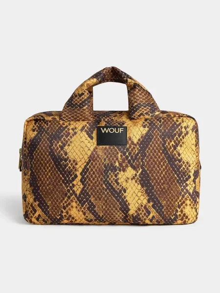 Putna kozmetička torbica WOUF Boa 29 x 18 x 13 cm smeđa