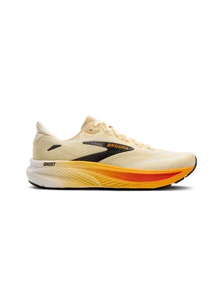 Buty do biegania Brooks Ghost 18 rutabaga/tigerlily/orange żółte