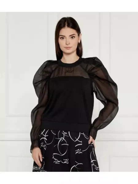 Karl Lagerfeld Blúz fekete