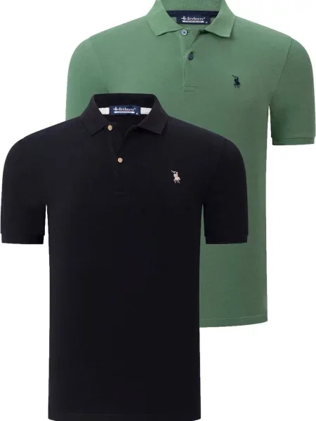 Tricou polo Dewberry negru