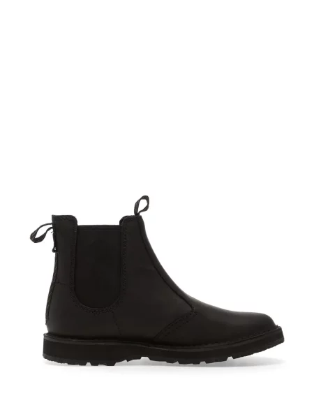 Cizme scurte Clarks din piele negru