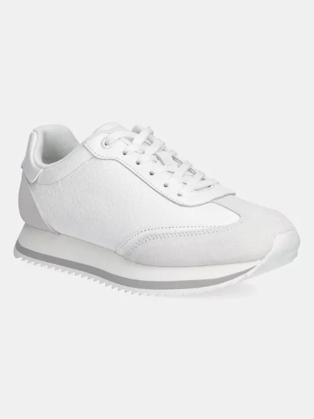 Маратонки Calvin Klein RUNNER LACE UP MONO MIX бяло
