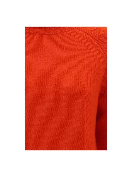 Sweter z golfem Parosh czerwony