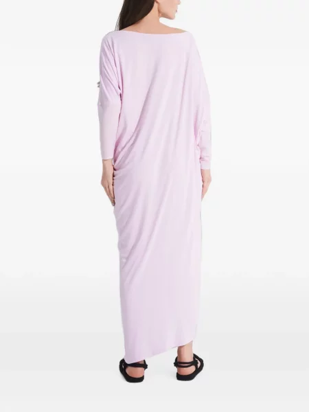 Rochie maxi Tessitura Body Couture drapată roz