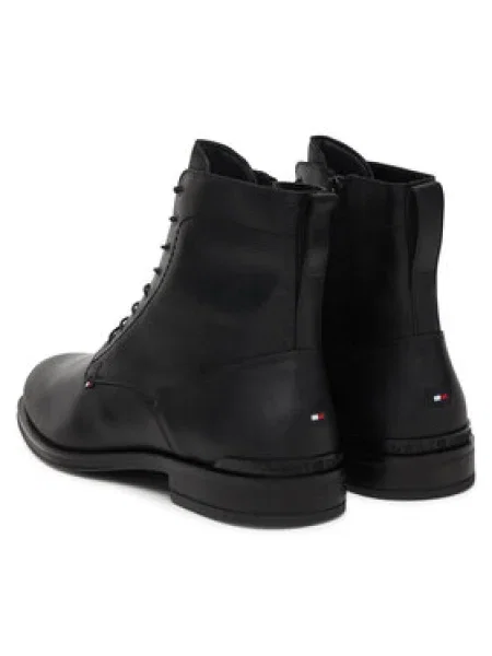 Čižmy Tommy Hilfiger Corporate čierna