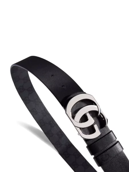 Cu centură curea Gucci negru