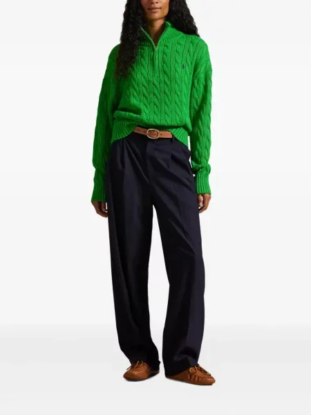 Czapka z daszkiem Polo Ralph Lauren w kratkę z twillu biznesowa niebieska