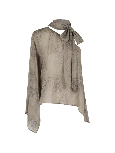 Bluzka Federica Tosi z nadrukiem zielona