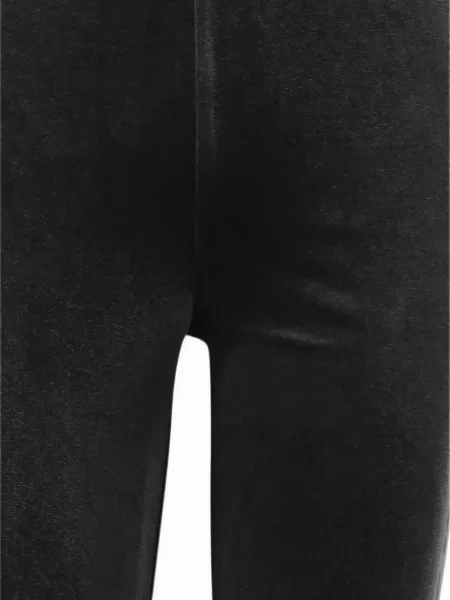 Pantaloni F.it de catifea evazate negru